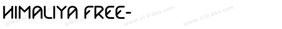 Himaliya FREE字体转换
